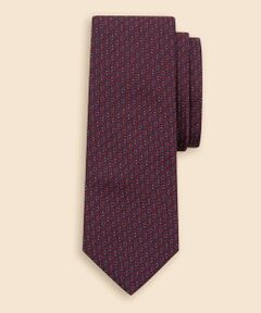 Brooks Brothers / ブルックス ブラザーズ ネクタイ | シルク／コットン　ジオメトリック　ジャカードタイ