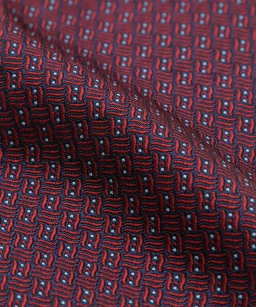 Brooks Brothers / ブルックス ブラザーズ ネクタイ | シルク／コットン　ジオメトリック　ジャカードタイ | 詳細4