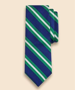 Brooks Brothers / ブルックス ブラザーズ ネクタイ | シルク／コットン　モガドール　フレームドストライプタイ