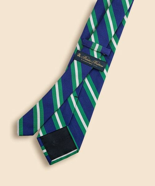 Brooks Brothers / ブルックス ブラザーズ ネクタイ | シルク／コットン　モガドール　フレームドストライプタイ | 詳細1