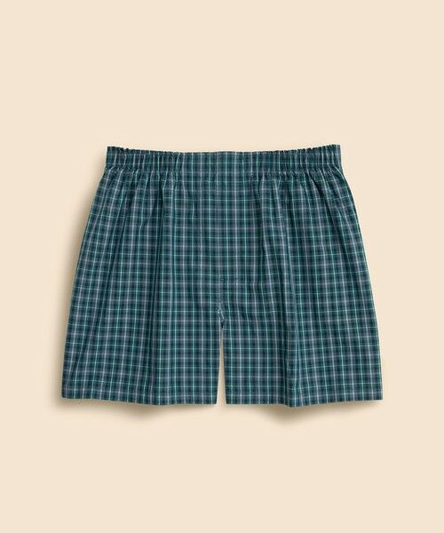 Brooks Brothers / ブルックス ブラザーズ トランクス | コットンブロードクロス タータンチェック ボクサーショーツ Traditional Fit(ダークグリーン)