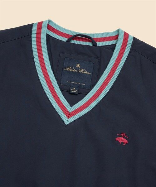 Brooks Brothers / ブルックス ブラザーズ ベスト | ◆オンラインストア限定◆ Performance Series　ストレッチナイロン　ライトウェイトフィル　GFロゴ　Vネックベスト | 詳細2