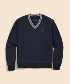 Brooks Brothers / ブルックス ブラザーズ ナイロンジャケット | ◆オンラインストア限定◆ Performance Series　ストレッチナイロン　ライトウェイトフィル　GFロゴ　Vネックプルオーバー