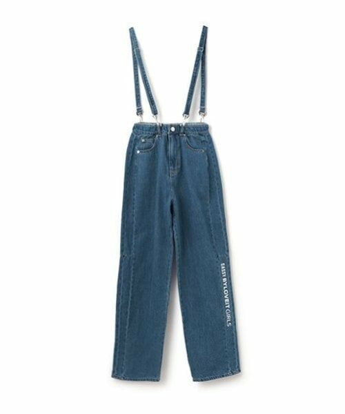 by LOVEiT / バイ ラビット その他パンツ | サスペンダーつきデニムパンツ | 詳細3