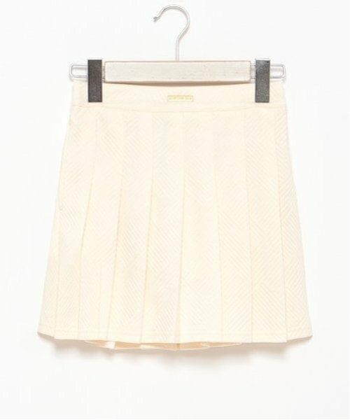 by LOVEiT / バイ ラビット ミニ・ひざ丈スカート | タックスカート(オフ ホワイト)
