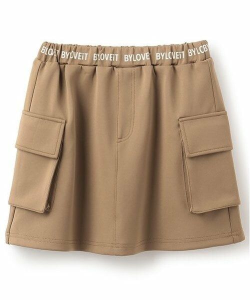 by LOVEiT / バイ ラビット ミニ・ひざ丈スカート | カーゴスカート(茶)