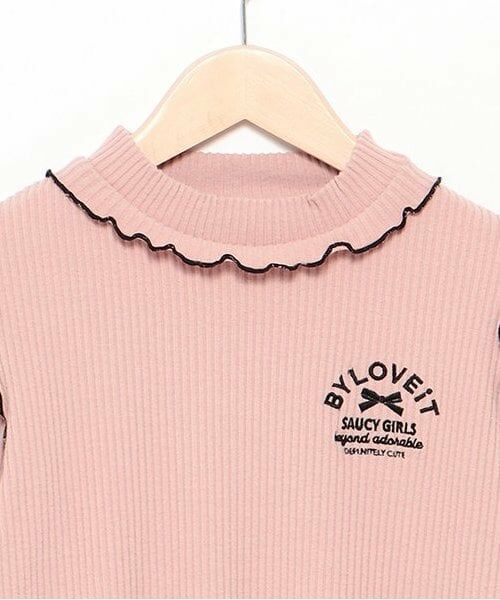 by LOVEiT / バイ ラビット Tシャツ | メロウフリルTシャツ | 詳細2