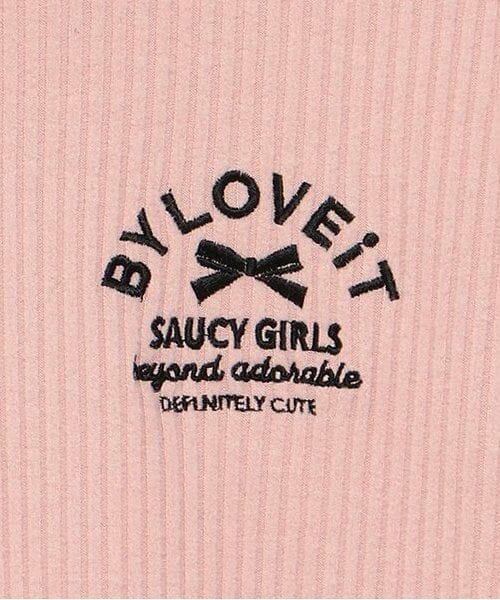 by LOVEiT / バイ ラビット Tシャツ | メロウフリルTシャツ | 詳細3