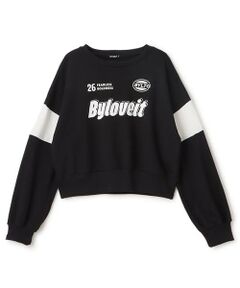 by LOVEiT / バイ ラビット スウェット | 袖切り替えプルオーバー
