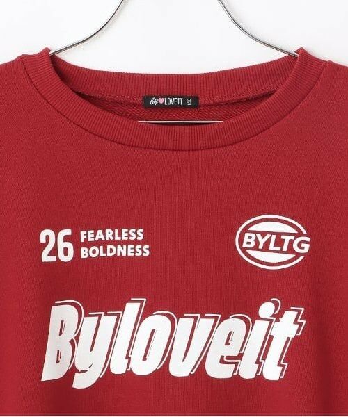 by LOVEiT / バイ ラビット スウェット | 袖切り替えプルオーバー | 詳細2