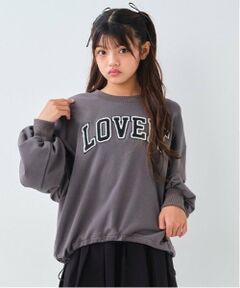 by LOVEiT / バイ ラビット スウェット | 裾ドローコードプルオーバー