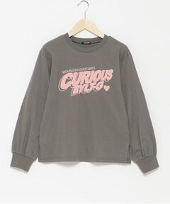 by LOVEiT / バイ ラビット Tシャツ | ロゴ長袖Ｔシャツ