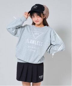 by LOVEiT / バイ ラビット スウェット | 袖ラインリボンプルオーバー