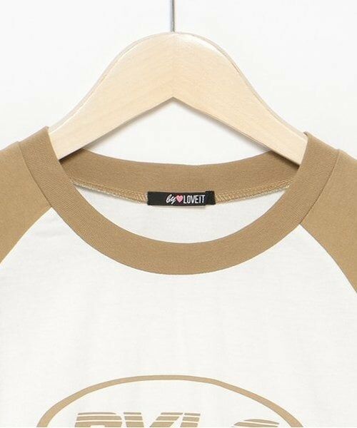 by LOVEiT / バイ ラビット Tシャツ | ロゴラグランTシャツ | 詳細2