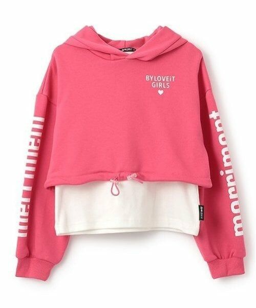 by LOVEiT / バイ ラビット パーカー | タンクつきウサ耳パーカー（チェリー ピンク）