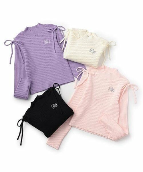 by LOVEiT / バイ ラビット ニット・セーター | 肩リボンニット | 詳細10