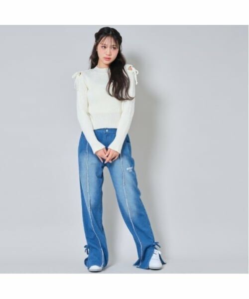 by LOVEiT / バイ ラビット ニット・セーター | 肩リボンニット | 詳細13