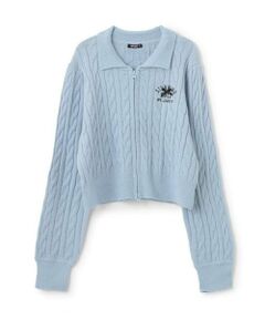 by LOVEiT / バイ ラビット カーディガン・ボレロ | ダブルジップニットカーディガン