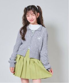 by LOVEiT / バイ ラビット カーディガン・ボレロ | ダブルジップニットカーディガン