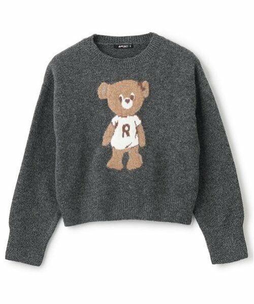 by LOVEiT / バイ ラビット ニット・セーター | ラビ子ニット（チャコール）