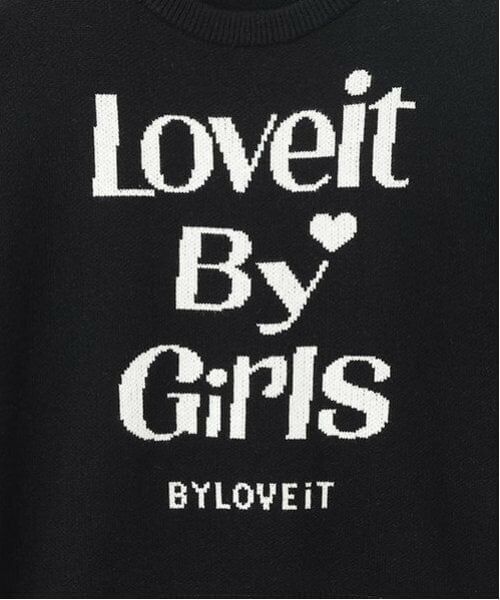 by LOVEiT / バイ ラビット ニット・セーター | ロゴジャカードニット | 詳細4