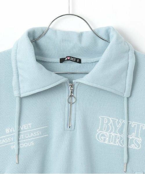 by LOVEiT / バイ ラビット スウェット | 衿つきハーフZIPプルオーバー | 詳細2