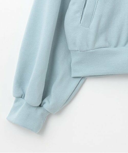 by LOVEiT / バイ ラビット スウェット | 衿つきハーフZIPプルオーバー | 詳細8