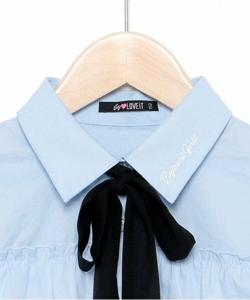 by LOVEiT / バイ ラビット シャツ・ブラウス | フリルボータイつきシャツブラウス | 詳細2