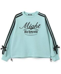 by LOVEiT / バイ ラビット スウェット | 裾ドローコードキルト風プルオーバー