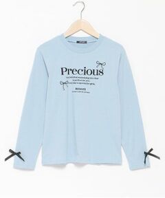 by LOVEiT / バイ ラビット Tシャツ | リボンロゴロングTシャツ