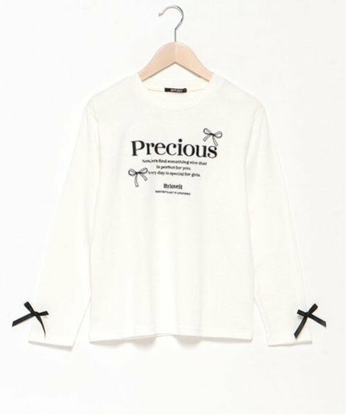 by LOVEiT / バイ ラビット Tシャツ | リボンロゴロングTシャツ | 詳細7