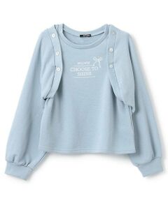 by LOVEiT / バイ ラビット スウェット | ボレロ風プルオーバー