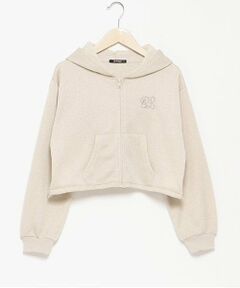 by LOVEiT / バイ ラビット パーカー | ラメ裏毛クマ耳パーカー