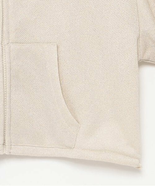 by LOVEiT / バイ ラビット パーカー | ラメ裏毛クマ耳パーカー | 詳細6