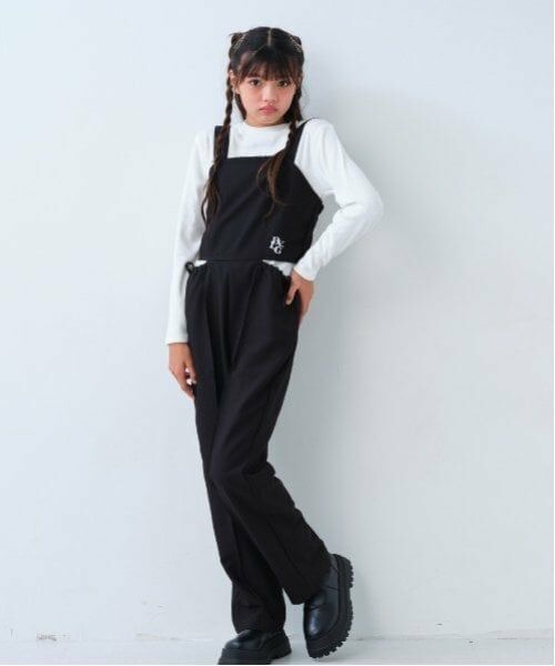 by LOVEiT / バイ ラビット サロペット・オールインワン | ロンパース（黒）