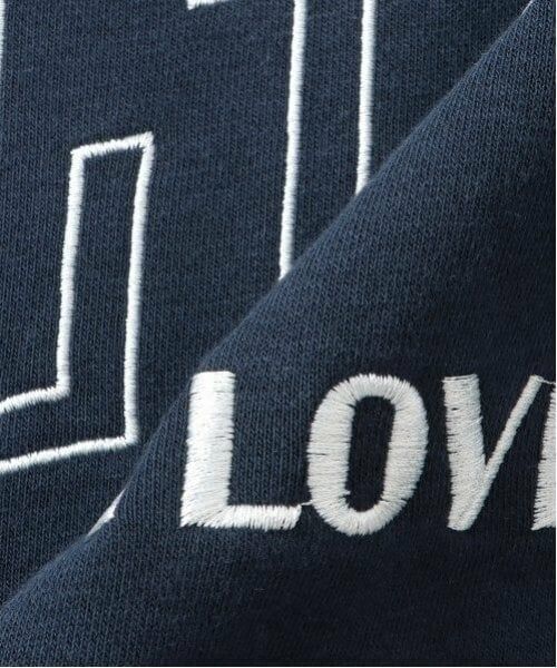 by LOVEiT / バイ ラビット ミニ丈・ひざ丈ワンピース | ハーフジップロゴワンピース | 詳細7