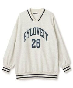 by LOVEiT / バイ ラビット ミニ丈・ひざ丈ワンピース | カレッジロゴチュニック