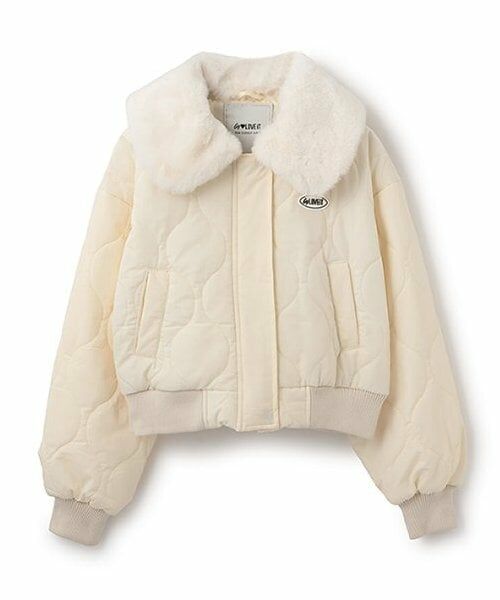 by LOVEiT / バイ ラビット ブルゾン | 中綿ブルゾン（オフ ホワイト）