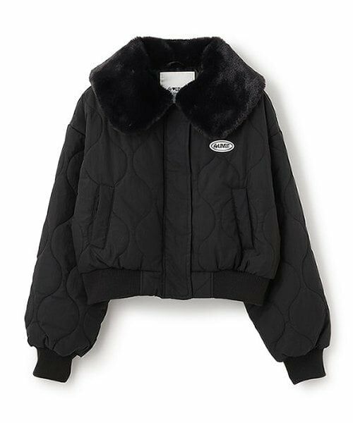 by LOVEiT / バイ ラビット ブルゾン | 中綿ブルゾン（黒）