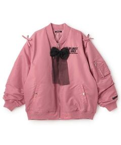 by LOVEiT / バイ ラビット ブルゾン | 2WAYリボンMA-1