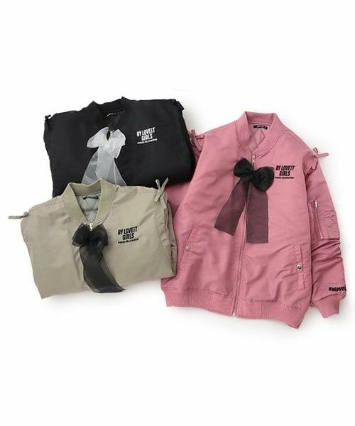 by LOVEiT / バイ ラビット ブルゾン | 2WAYリボンMA-1 | 詳細12