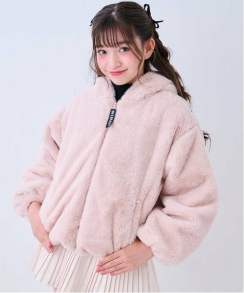 by LOVEiT / バイ ラビット ブルゾン | クマ耳ファーブルゾン（ピンク）