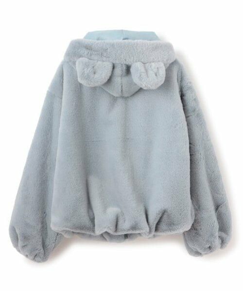 by LOVEiT / バイ ラビット ブルゾン | クマ耳ファーブルゾン | 詳細3