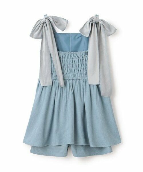 by LOVEiT / バイ ラビット ミニ丈・ひざ丈ワンピース | ジャンスカショートパンツセット | 詳細1