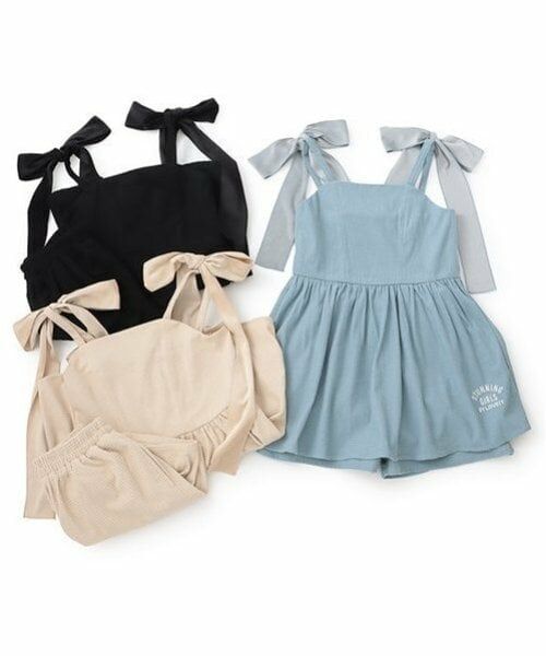 by LOVEiT / バイ ラビット ミニ丈・ひざ丈ワンピース | ジャンスカショートパンツセット | 詳細11