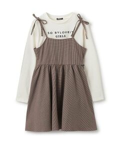 by LOVEiT / バイ ラビット ミニ丈・ひざ丈ワンピース | TRジャンスカTシャツセット
