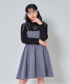 by LOVEiT / バイ ラビット ミニ丈・ひざ丈ワンピース | TRジャンスカTシャツセット