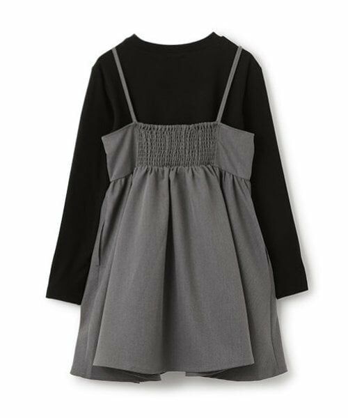 by LOVEiT / バイ ラビット ミニ丈・ひざ丈ワンピース | TRジャンスカTシャツセット | 詳細1