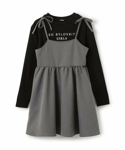 by LOVEiT / バイ ラビット ミニ丈・ひざ丈ワンピース | TRジャンスカTシャツセット | 詳細16