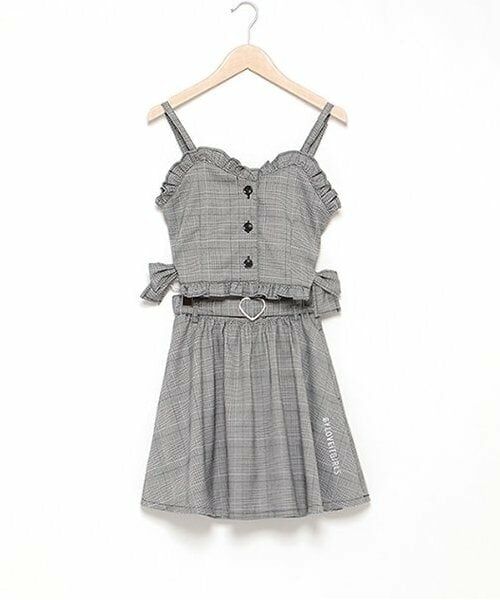 by LOVEiT / バイ ラビット キャミソール・チューブトップ | ビスチェセットアップ（黒）